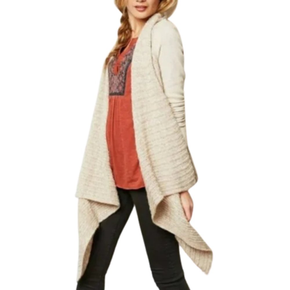 Anthropologie Saturday Sunday Casado Drape Front Cardigan